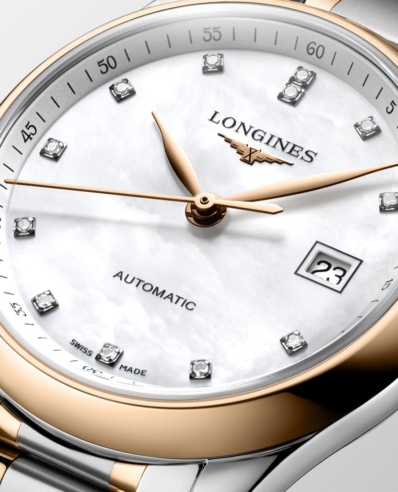 Longines Longines Master Collection L2.257.5.89.7, master collection швейцария женские часы на браслете нержавеющая сталь боковой вид